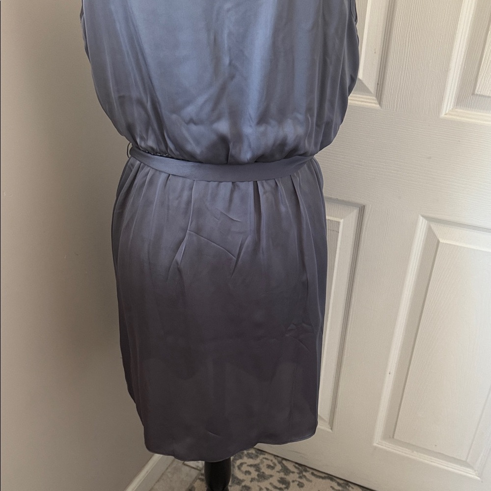 Lauren Conrad Elegant Gray Stain Sleeveless Dress - Picture 9 of 14